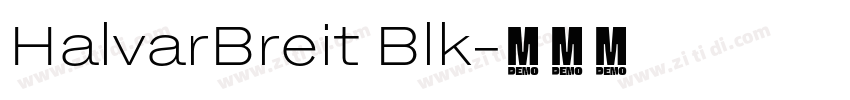 HalvarBreit Blk字体转换